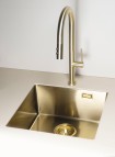 Deante Olfato Virtuves jaucējkrāns ar izvelk. sn., 2 jet, Brushed Gold 8