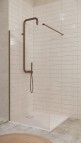 Deante Prizma Dušas siena, 100 cm, Brushed Bronze 4
