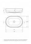 Deante Round Keramikas izlietne, 380 x 580 x 140, White 4