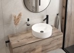 Deante Round Keramikas izlietne, 400 x 120 x 97, White 2