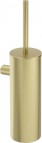 Deante Round Tualetes birste, stiprināma pie sienas, Brushed Gold