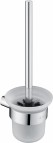 Deante Round Tualetes birste, stiprināma pie sienas, Chrome