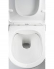 Deante Round Tualetes pods ar vāku, bez apmales, White 5