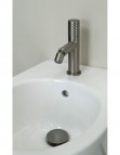 Deante Silia Hexa Bidē jaucējkrāns, Brushed Steel 2