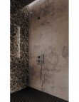 Deante Silia Hexa dušas sistēma ar fiksētu dušas galvu, Brushed Steel 4