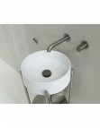 Deante Silia Hexa Izlietnes jaucējkrāns, Brushed Steel 5