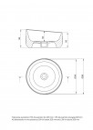 Deante Silia Hexa Keramikas izlietne, ⌀360 x 180 x 109, White 4