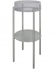 Deante Silia Stāvoša vannas istabas konsole, Brushed Steel