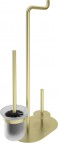 Deante Silia Tualetes papīra statīvs, 3 funkcijas, Brushed Gold