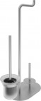 Deante Silia Tualetes papīra statīvs, 3 funkcijas, Brushed Steel