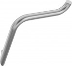 Deante Silia Tualetes papīra turētājs, pie sienas, Brushed Steel