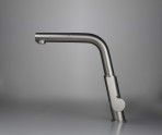 Deante Silia Virtuves jaucējkrāns ar izvelkamu snīpi, Titanium 3