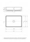 Deante Square Keramikas izlietne, 505 x 355 x 120, White 5