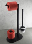 Deante Round Tualetes papīra statīvs, 3 funkcijas, Nero 4
