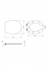 Deante Vital Tualetes poda komplekts, iebūvējams, White/ Bianco 8