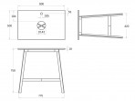 Металлические ножки DECO MF 500 с поверхностью SilkStone 800x500 3