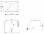 DER100L-C virtuves izlietne 2