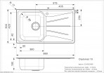 Diplomat 10 LUX (R) INSET virtuves izlietne 2