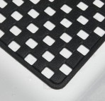Doby pretslīdošais paklājs, 38x75 cm, gumija, melns 2