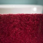 Doux контур для туалета полиэстер, 45x50 см, красный 3