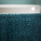 Doux vannas istabas paklājs, 50x80 cm, poliesters, zils 2