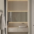 Duko SETTE spogulis ar LED apgaismojumu 60x60 cm