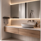 Duko SETTE spogulis ar LED apgaismojumu 60x60 cm 5