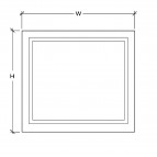 Duko SASSO spogulis ar LED apgaismojumu 60x60 cm 5