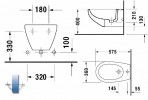 Duraplus Cortina подвесной биде 2