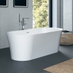 DuraSenja brīvi stāvoša vanna 170 x 80 cm, Balta 4