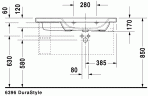 Durastyle izlietne,100x48 cm 3