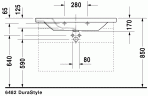 Durastyle izlietne,100x48 cm 2