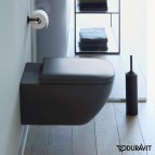 Duravit Happy D.2 Rimless piekaramais pods, melns antracīts 2