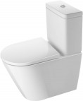 ​Duravit D-Neo Rimless pods ar SC vāku, universāls, pievads no apakšas