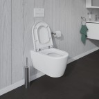 Duravit ME by Starck Washdown pods ar soft-close vāku, Balts 7