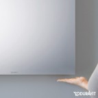 Зеркало Duravit со светодиодной подсветкой 800х700 мм, Белый матовы 6