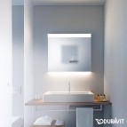 Зеркало Duravit со светодиодной подсветкой 800х700 мм, Белый матовы 4