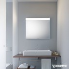 Зеркало Duravit со светодиодной подсветкой 800х700 мм, Белый матовы 3