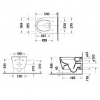 Duravit Soleil by Starck Rimless pods ar vāku, Rotationflush, balts 3