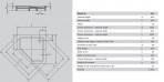 Душевой поддон Cornezza 90x90х12 см, ECF, белый 2