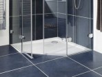 Dušas vanniņa Cornezza ar porestu 90x90x12cm, ECF balta 3
