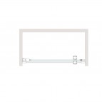 Dušas durvis nišām Greta 90 cm 8