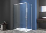 Dušas durvis VENTO Asti 120X195 cm, stikls 6mm Easy Clean, hrom. prof. 5
