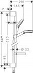 Dušas garnitūra Crometta 100 Vario 0.65 m 2