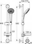 Ideal Standard Idealrain Soft Dušas garnitūra, hroms 2