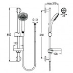 Душевой гарнитур Ideal Standard 2