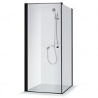 Dušas kabīne Kristina 80x80x200 cm, Melns matēts