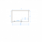 Dušas sienas kabīne Laima 130x80 cm 10