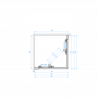 Dušas kabīne Rasa 90x90x200 cm 6