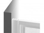 Dušas kabīne SKCP4-80 195  Balts/stikls Pearl 6